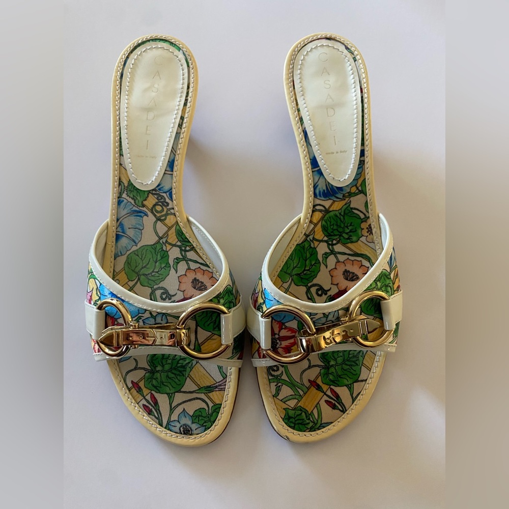 vintage casadei mules